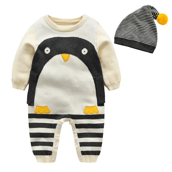 winter newborn sweater rompers yarn knitted climbing cartoon penguin clothes long sleeve baby clothing infant jumpsuit, Blue
winter newborn sweater rompers yarn knitted climbing cartoon penguin clothes long sleeve baby clothing infant jumpsuit, Blue