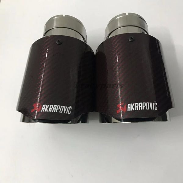 1pcs glossy red carbon fiber exhaust tip end tip stainless steel universal muffler tips akrapovic exhaust pipe
1pcs glossy red carbon fiber exhaust tip end tip stainless steel universal muffler tips akrapovic exhaust pipe