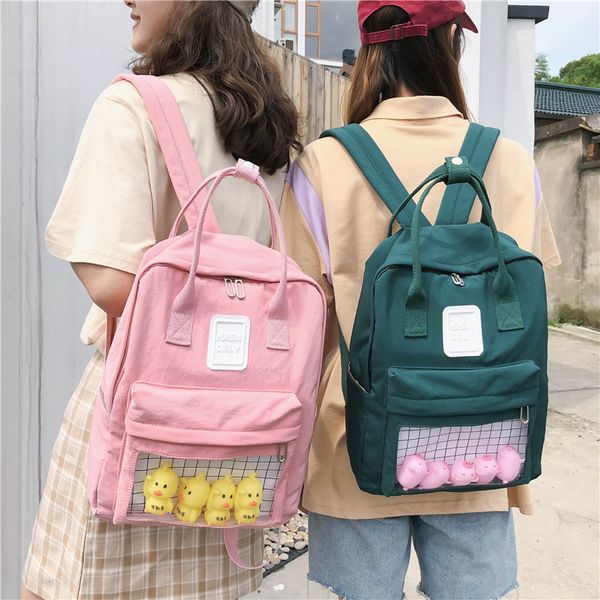 cute cartoon women backpack transparent school students campus schoolbag for teenage girl travel backpacks animal doll bookbags
cute cartoon women backpack transparent school students campus schoolbag for teenage girl travel backpacks animal doll bookbags