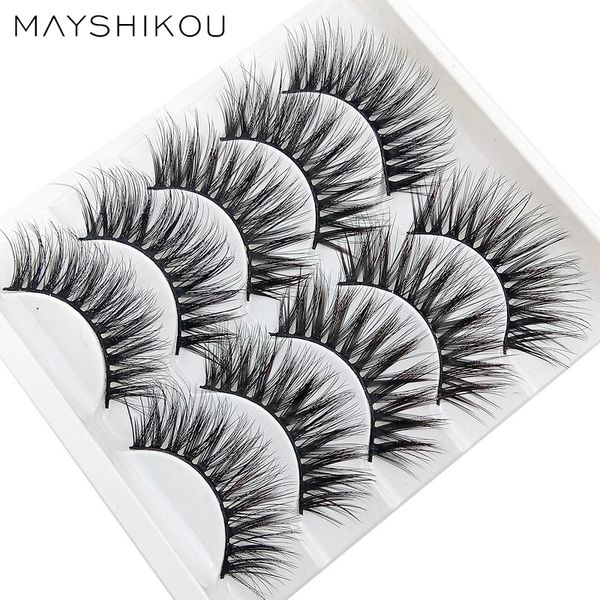 mayshikou 3d 5pairs false eyelashes soft natural/thick style extension-lashes synthetic hair eyelash-simulation makeup-tools faux mink hair
mayshikou 3d 5pairs false eyelashes soft natural/thick style extension-lashes synthetic hair eyelash-simulation makeup-tools faux mink hair