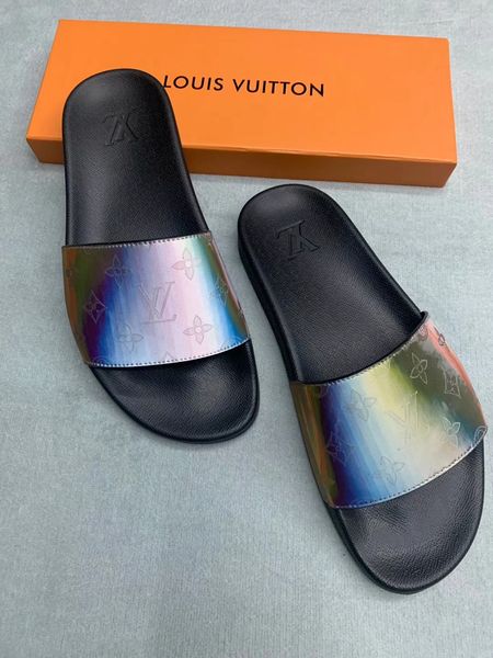 2020 luxury designer mens womens summer rubber sandals beach slide fashion scuffs slippers indoor shoes size 36-46 with box-94, Black
2020 luxury designer mens womens summer rubber sandals beach slide fashion scuffs slippers indoor shoes size 36-46 with box-94, Black