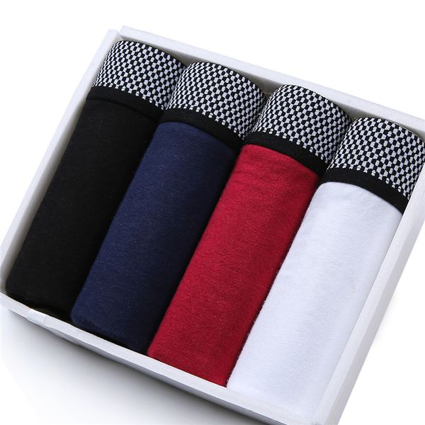 4pcs/lot men's cotton soft boxer shorts u convex solid gay underwear brand for male large size cueca boxers hombre, Black;white
4pcs/lot men's cotton soft boxer shorts u convex solid gay underwear brand for male large size cueca boxers hombre, Black;white