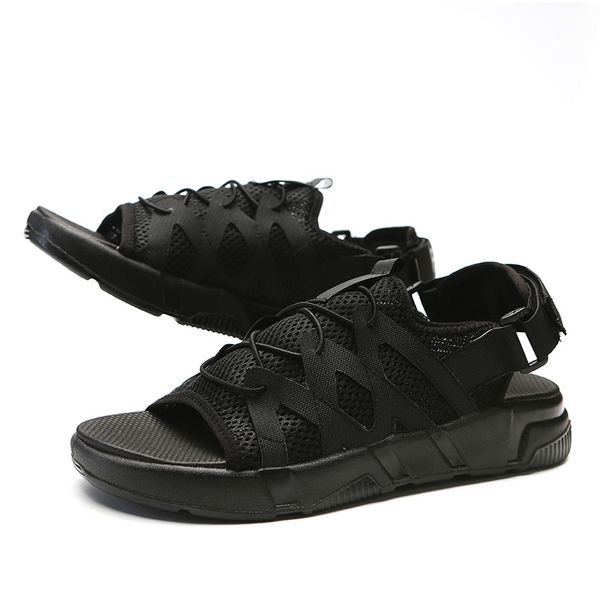 men sandals size 39-45 breathable summer beach casual shoes for mens sandalias 2018 leisure fashion men's shoes sandales homme, Black
men sandals size 39-45 breathable summer beach casual shoes for mens sandalias 2018 leisure fashion men's shoes sandales homme, Black