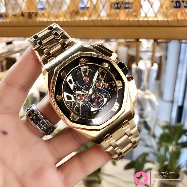 brand full steel luxury watch men all subdials work sports wristwatch men montre homme business men watches reloj hombre, Slivery;brown
brand full steel luxury watch men all subdials work sports wristwatch men montre homme business men watches reloj hombre, Slivery;brown