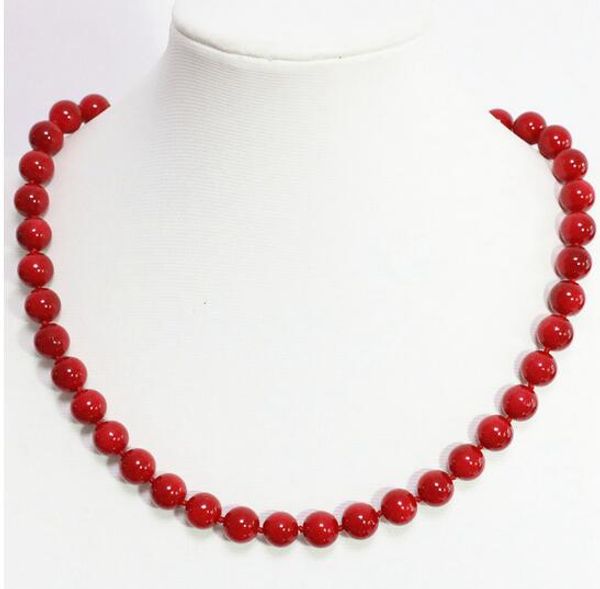 fashion girl >new fashion red artificial coral necklace for women 8,10, 12,14mm round pearl shell necklace women 18 inch, Silver
fashion girl >new fashion red artificial coral necklace for women 8,10, 12,14mm round pearl shell necklace women 18 inch, Silver