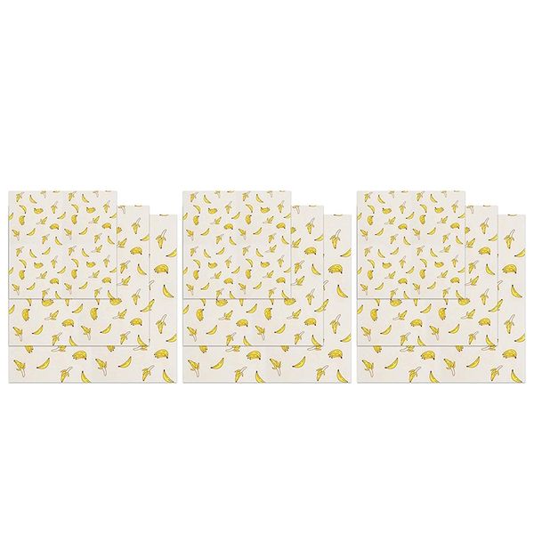 reusable beeswax food wrap 9 piece, bees wax paper wrap, sustainable plastic food storage - 3 small, 3 medium, 3 large, ban other kitch
reusable beeswax food wrap 9 piece, bees wax paper wrap, sustainable plastic food storage - 3 small, 3 medium, 3 large, ban other kitch