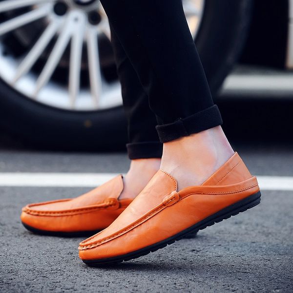 2019 men casual shoes soft leather shoes men loafers men's moccasins casual flat driving peas sneakers zapatillas hombre f4-59, Black
2019 men casual shoes soft leather shoes men loafers men's moccasins casual flat driving peas sneakers zapatillas hombre f4-59, Black