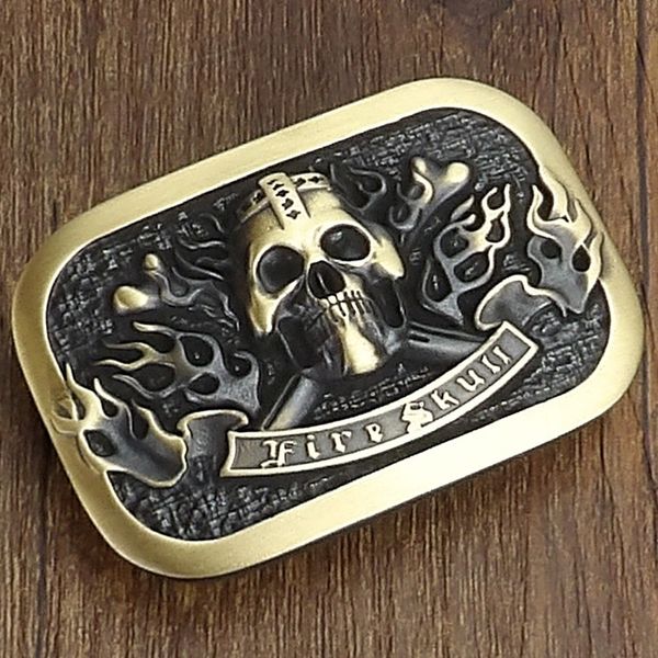 solid brass atmospheric old hell ghost belt king relief flame skull smooth buckle belt buckle, Slivery;black
solid brass atmospheric old hell ghost belt king relief flame skull smooth buckle belt buckle, Slivery;black