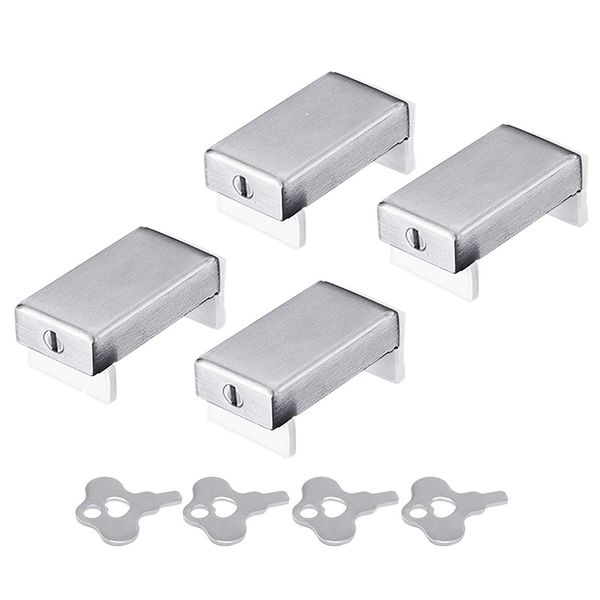 4 pack sliding window locks sets with keys aluminum alloy door frame security lock sadjustable safety window locks
4 pack sliding window locks sets with keys aluminum alloy door frame security lock sadjustable safety window locks