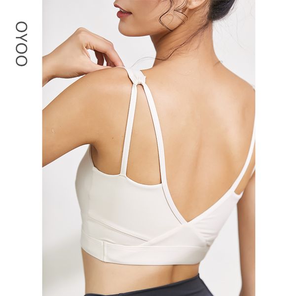 oyoo strappy back shockproof wireless sports bra sky blue push up bra red fitness yoga workout bras for women, White;black
oyoo strappy back shockproof wireless sports bra sky blue push up bra red fitness yoga workout bras for women, White;black