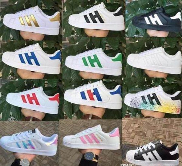 2019 spring and autumn fashion men women original superstar super shoes golden size 36-46 skateboarding shoes flat shoes drop, Black
2019 spring and autumn fashion men women original superstar super shoes golden size 36-46 skateboarding shoes flat shoes drop, Black
