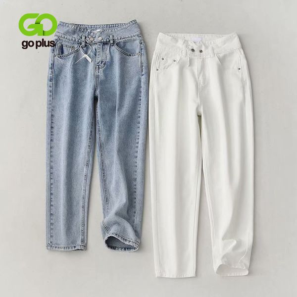 women's jeans goplus ladied denim woman high waist mom streetwear femme 2021 blue white straight leg pants spodnie damskie c9824
women's jeans goplus ladied denim woman high waist mom streetwear femme 2021 blue white straight leg pants spodnie damskie c9824