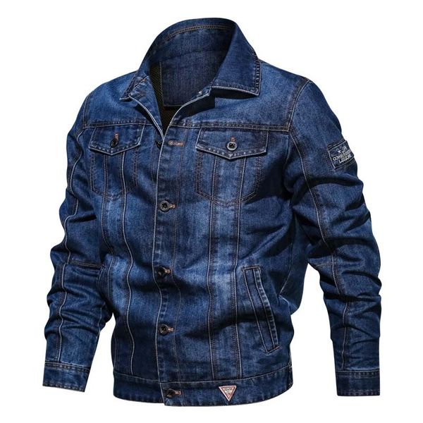 mcikkny men cargo casual denim jackets and coats multi pockets turn down collar casual jackets outwear for male plus size -6xl, Black;brown
mcikkny men cargo casual denim jackets and coats multi pockets turn down collar casual jackets outwear for male plus size -6xl, Black;brown