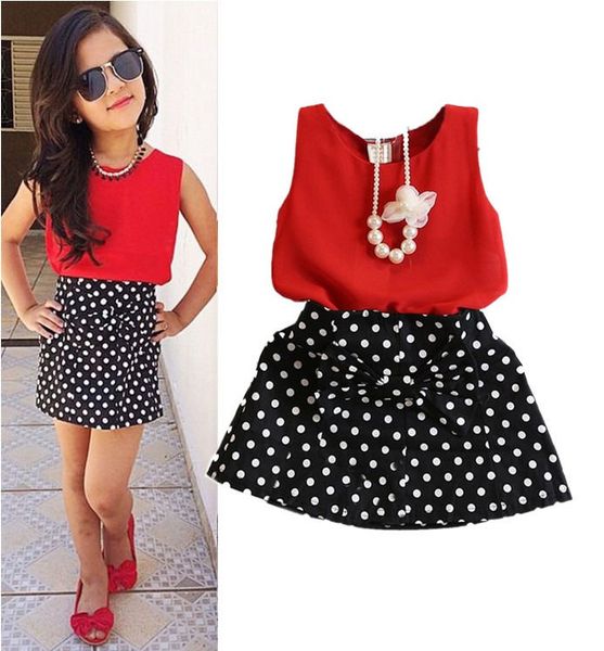 fashion red chiffon +bowknot dot skirt clothes girls baby kids outfits set 2~7y, White
fashion red chiffon +bowknot dot skirt clothes girls baby kids outfits set 2~7y, White