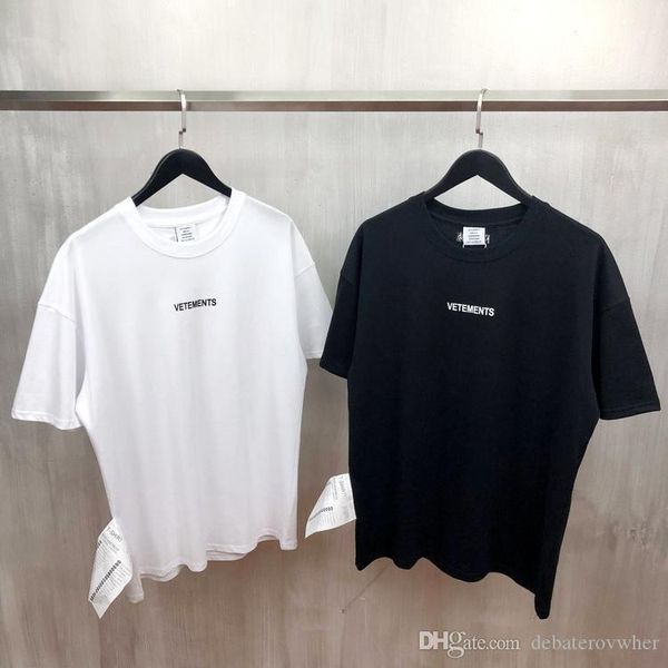 2019 новых vêtements груди логотип письма ситец шея мужчины и женщины с короткими рукавами футболка xs, White;black
2019 новых vêtements груди логотип письма ситец шея мужчины и женщины с короткими рукавами футболка xs, White;black