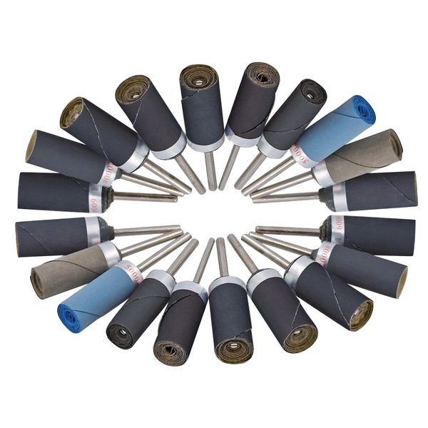 20pcs ratory tool woodworking stick drums sleeves with mandrel accessories roll sanding bands replacement grinding 3mm shank
20pcs ratory tool woodworking stick drums sleeves with mandrel accessories roll sanding bands replacement grinding 3mm shank