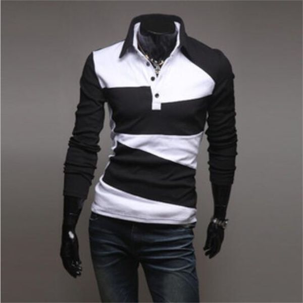 long sleeve men's t-shirt leisure shirt breathable golf shirts, Black;blue 
long sleeve men's t-shirt leisure shirt breathable golf shirts, Black;blue