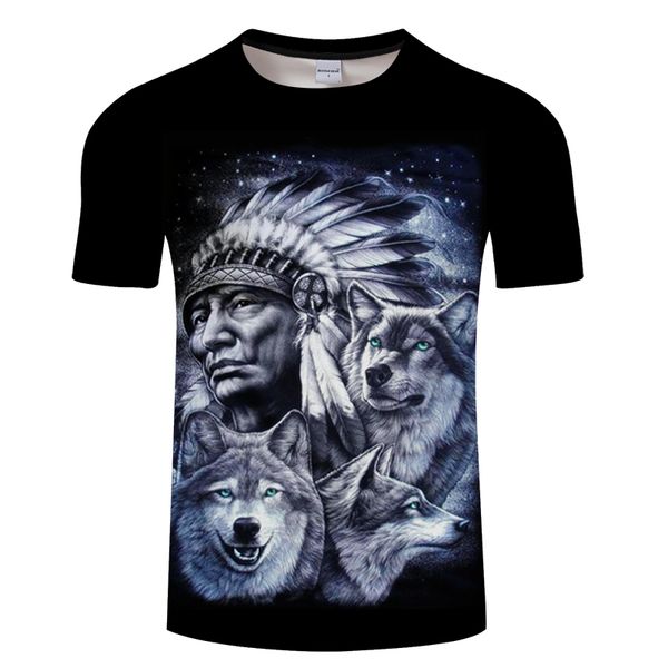 3d indians wolf print t shirts summer o neck short sleeves casual man tees harajuku style streetwear men wolf t-shirt, White;black
3d indians wolf print t shirts summer o neck short sleeves casual man tees harajuku style streetwear men wolf t-shirt, White;black