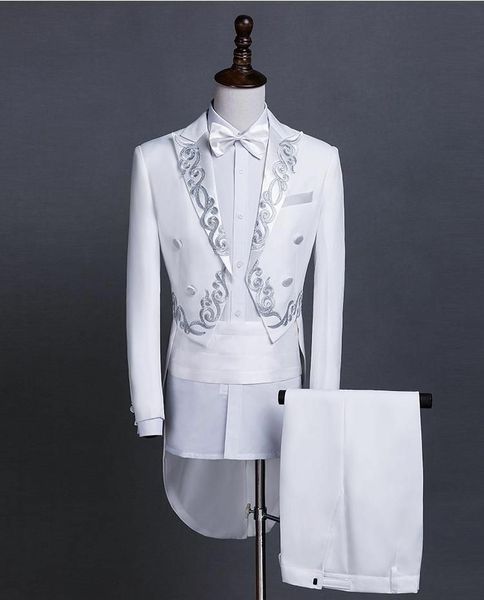 handsome groomsmen peak lapel groom tuxedos double breasted men suits wedding/prom man blazer/bridegroom ( jacket+pants+bow tie ) m1356, Black;gray
handsome groomsmen peak lapel groom tuxedos double breasted men suits wedding/prom man blazer/bridegroom ( jacket+pants+bow tie ) m1356, Black;gray