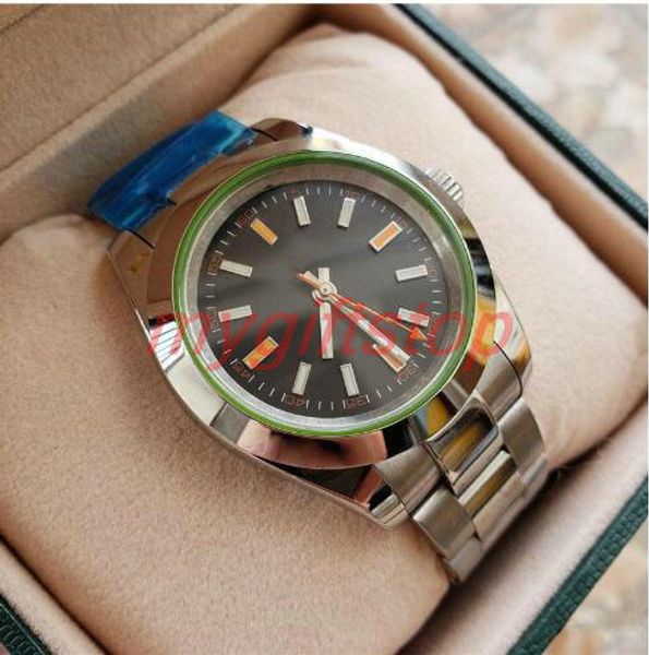 mens black watch 40mm automatic movement stainless steel watches men 2813 mechanical designer light blue watches fashion business wristwatch, Slivery;brown
mens black watch 40mm automatic movement stainless steel watches men 2813 mechanical designer light blue watches fashion business wristwatch, Slivery;brown