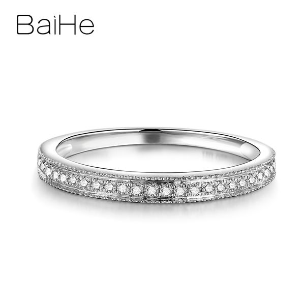 baihe solid 18k white gold 0.16ct certified h/si round cut 100% genuine natural diamonds engagement fine jewelry women gift ring, Golden;silver
baihe solid 18k white gold 0.16ct certified h/si round cut 100% genuine natural diamonds engagement fine jewelry women gift ring, Golden;silver