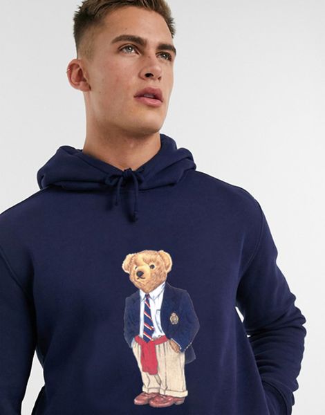 men and women's street style polo bear fashion hoody winter cotton bear printing hip hop hoodie dydhgmc219-wy, Black
men and women's street style polo bear fashion hoody winter cotton bear printing hip hop hoodie dydhgmc219-wy, Black