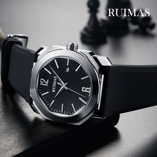 ruimas men watch outdoor sport rubber strap es wristwatch waterproof relogio masculino, Slivery;brown
ruimas men watch outdoor sport rubber strap es wristwatch waterproof relogio masculino, Slivery;brown