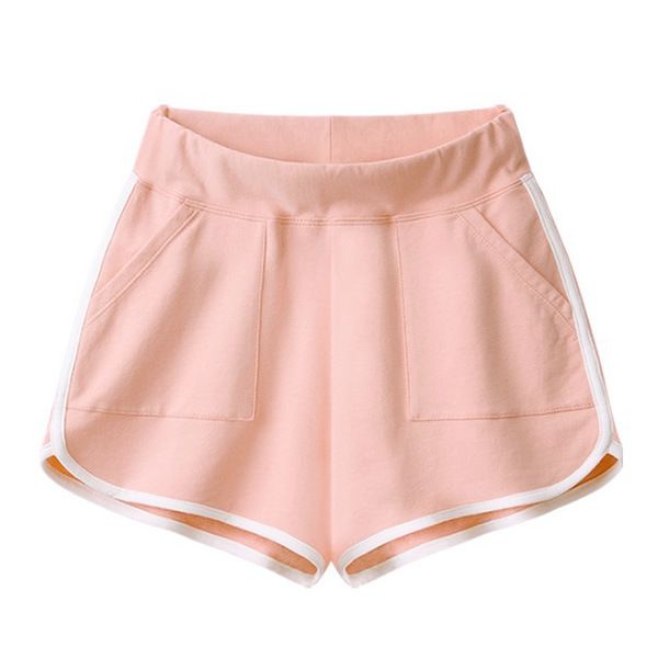 women summer yoga shorts elastic waist casual fitness athletic short pants girls loose sportwear, White;red
women summer yoga shorts elastic waist casual fitness athletic short pants girls loose sportwear, White;red