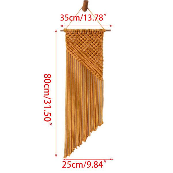 nordic bohemian style woven wall hanging fringe tapestry oblique triangle braided tassels vintage ornament home art decoration
nordic bohemian style woven wall hanging fringe tapestry oblique triangle braided tassels vintage ornament home art decoration