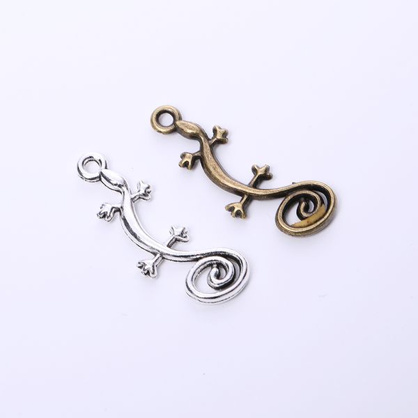 vintage metal small lovely gecko charms diy fashion jewelry accessories handmade animal charms for jewelry making 80pieces/lot, Bronze;silver
vintage metal small lovely gecko charms diy fashion jewelry accessories handmade animal charms for jewelry making 80pieces/lot, Bronze;silver