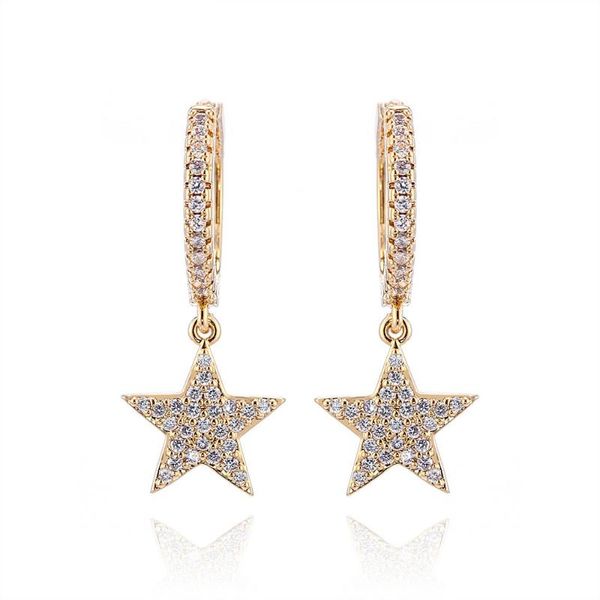 hoop & huggie trendy zircon gold silver star earrings classic charm round for women fashion wedding jewelry 2021 pendientes, Golden;silver
hoop & huggie trendy zircon gold silver star earrings classic charm round for women fashion wedding jewelry 2021 pendientes, Golden;silver