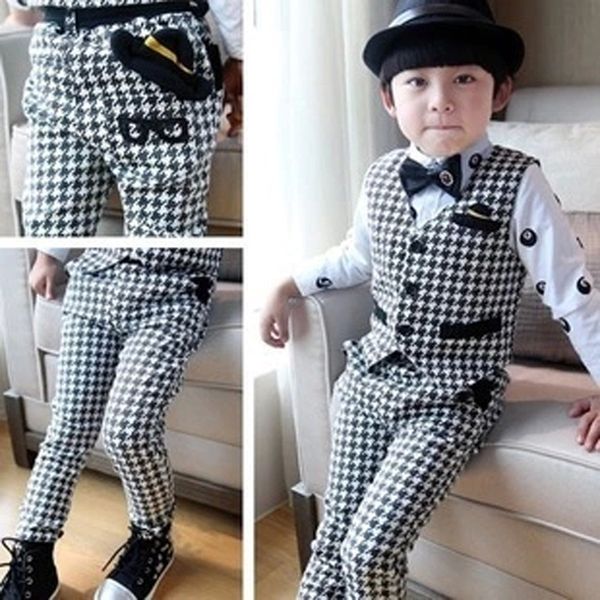 acthink new design kids plaid vest suits for boys brand england style kids autumn wedding waistcoat suits boys formal outwear, White
acthink new design kids plaid vest suits for boys brand england style kids autumn wedding waistcoat suits boys formal outwear, White
