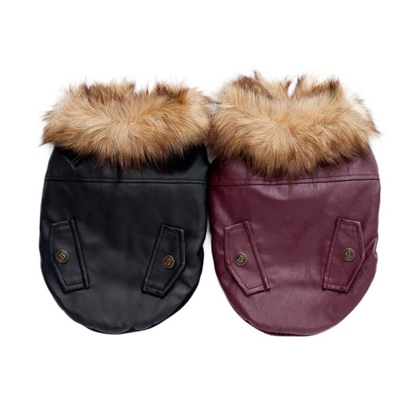 dog coat fur collar pu leather dog clothes winter warm pet jackets small medium dog windproof clothes
dog coat fur collar pu leather dog clothes winter warm pet jackets small medium dog windproof clothes