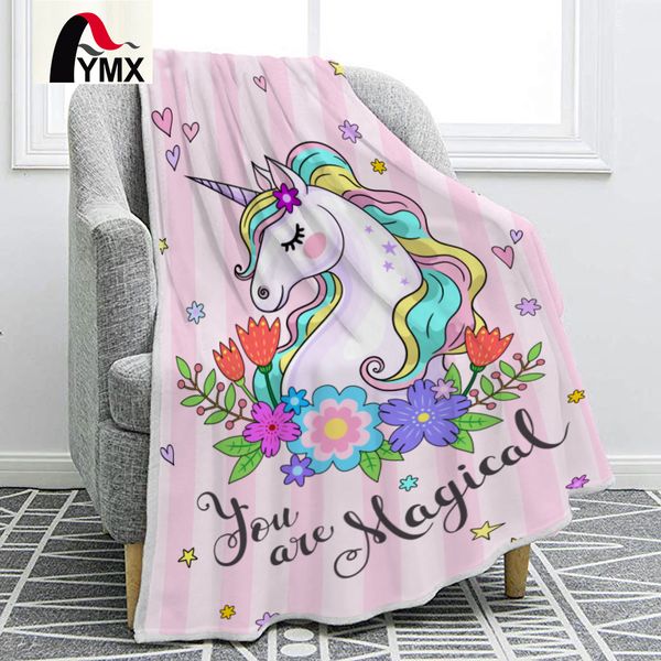 fymx flannel blanket pink cute unicorn fashion print super soft warm bed throw blankets elegant suitable for children
fymx flannel blanket pink cute unicorn fashion print super soft warm bed throw blankets elegant suitable for children