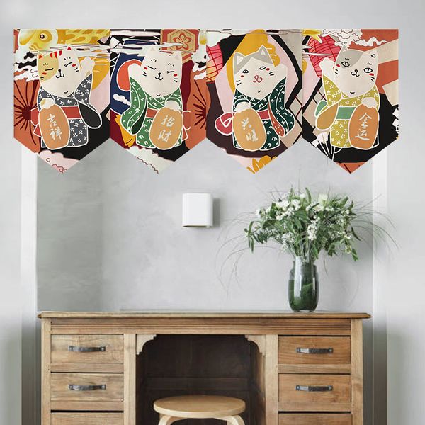japanese lucky cat triangular curtain bedroom partition curtain kitchen decoration sushi shop small
japanese lucky cat triangular curtain bedroom partition curtain kitchen decoration sushi shop small