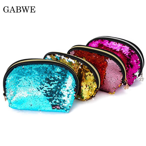 gzbwe women fashion handbag mermaid sequin makeup bag case reversible double color blingbling glitter cosmetic bag makeup zipper
gzbwe women fashion handbag mermaid sequin makeup bag case reversible double color blingbling glitter cosmetic bag makeup zipper