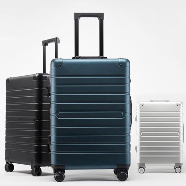 New All Aluminum Magnesium Alloy Rolling Luggage Spinner Carry On Metal Suitcase Aluminum Trolley Box Hardside Travel Luggage
New All Aluminum Magnesium Alloy Rolling Luggage Spinner Carry On Metal Suitcase Aluminum Trolley Box Hardside Travel Luggage