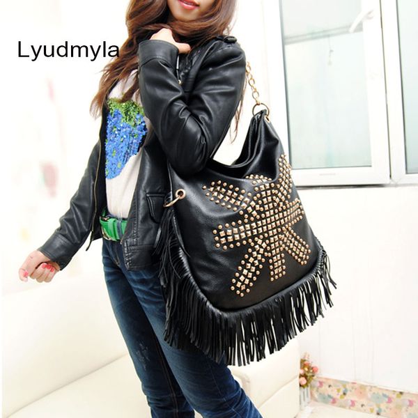 2020 women pu leather handbags punk studded ladies sling shoulder bags big capacity casual shopper tote bag tassel crossbody bag
2020 women pu leather handbags punk studded ladies sling shoulder bags big capacity casual shopper tote bag tassel crossbody bag