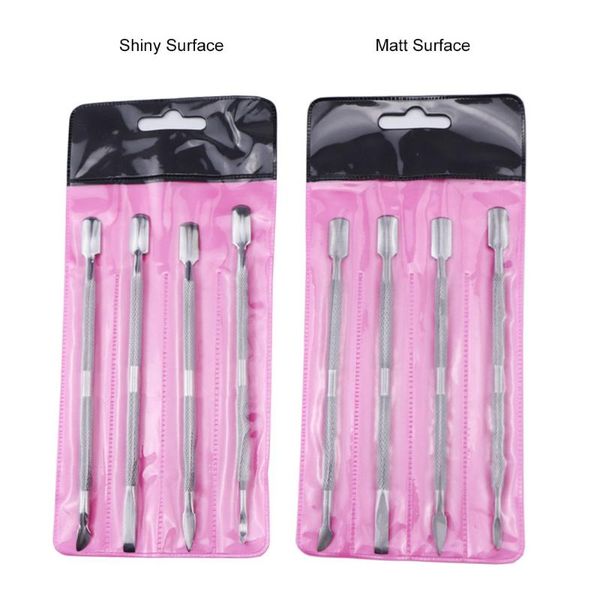 4pcs double ended nail pusher remover cuticle manicure pedicure nail cleaner stainless steel (masurface
4pcs double ended nail pusher remover cuticle manicure pedicure nail cleaner stainless steel (masurface
