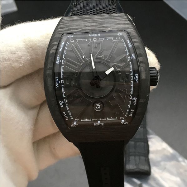 новая 6 цветов v45 часы мужские 44мм all black carbon case с супер светящимися black carbon циферблат наручные часы canvas strap nh35a, Slivery;brown 
новая 6 цветов v45 часы мужские 44мм all black carbon case с супер светящимися black carbon циферблат наручные часы canvas strap nh35a, Slivery;brown