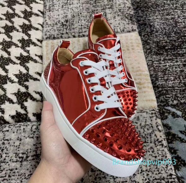 freight designer sneakers red bottom spikes flat velours suede sneakers iron grey black men trainers genuine leather party shoes
freight designer sneakers red bottom spikes flat velours suede sneakers iron grey black men trainers genuine leather party shoes