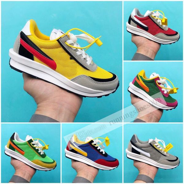 2020 new sacai waffle kids running shoes boys girls green gusto sneaker waffle pine green sneakers waffle sports trainers 22-35, White;red
2020 new sacai waffle kids running shoes boys girls green gusto sneaker waffle pine green sneakers waffle sports trainers 22-35, White;red