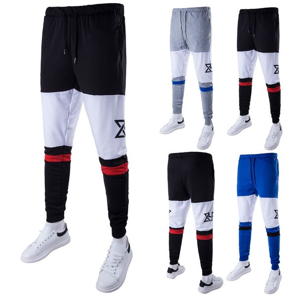 2017 europe and america fitness athletic pants skinny pants joint men casual sports youth fashion joint athletic, White;black
2017 europe and america fitness athletic pants skinny pants joint men casual sports youth fashion joint athletic, White;black