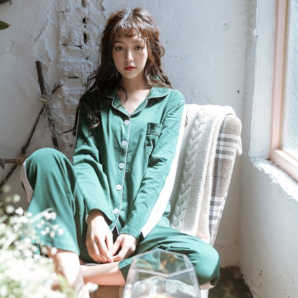 spring nightwear 2019 long sleeve cotton women pajamas suit homewear casual girls lounge women tracksuit plus size 3xl 4xl 5xl, Blue;gray
spring nightwear 2019 long sleeve cotton women pajamas suit homewear casual girls lounge women tracksuit plus size 3xl 4xl 5xl, Blue;gray