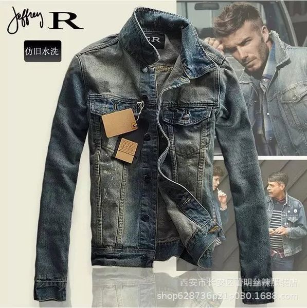 a tide self-cultivation man jacket cowboy loose coat male winter cowboy jacket male, Black;brown
a tide self-cultivation man jacket cowboy loose coat male winter cowboy jacket male, Black;brown