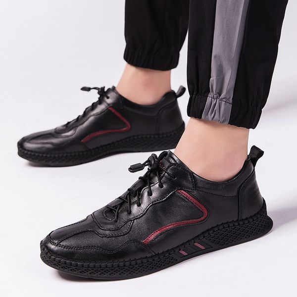 men's sneaker mens shoes genuine leather38~45 handmade mens shoes soft male flats multicolor korean casual 2019 new, Black
men's sneaker mens shoes genuine leather38~45 handmade mens shoes soft male flats multicolor korean casual 2019 new, Black