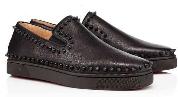 2019 last designer red bottom sneakers casual shoes mens womens black lows spikes flats loafers pik boat genuine leather design shoe l7
2019 last designer red bottom sneakers casual shoes mens womens black lows spikes flats loafers pik boat genuine leather design shoe l7