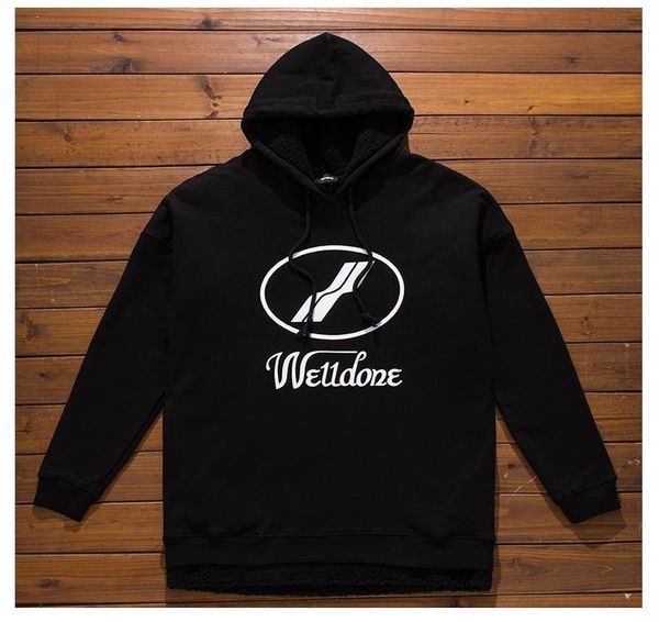 new fashion welldone hoodie for men and women hooded designer brand korea we11done casual loose fashion hoodie xsq, Black
new fashion welldone hoodie for men and women hooded designer brand korea we11done casual loose fashion hoodie xsq, Black