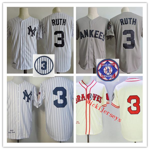 Men babe ruth jer ey titched white pin tripe grey navy 3 babe ruth retirement patch jer ey 3xl
Men babe ruth jer ey titched white pin tripe grey navy 3 babe ruth retirement patch jer ey 3xl