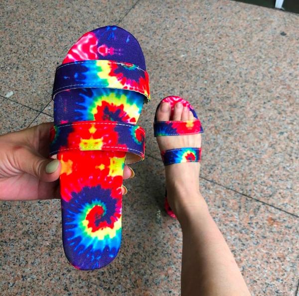 38# women tie dyed slippers plus size 35-43 shoes sandals summer roman tie-dye colorblock flat slippers leisure beach shoes, Black
38# women tie dyed slippers plus size 35-43 shoes sandals summer roman tie-dye colorblock flat slippers leisure beach shoes, Black
